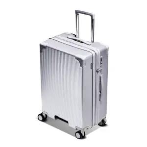 레븐 64cm(24인치) 여행용캐리어 대형수화물 큰여행가방러기지 화물용 신혼여행 실버그레이