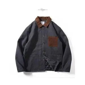 면 빈티지 남친 잠바 패딩 점퍼 공작면 카고 루즈핏 도톰 보온 코트 재킷 외투 MF5