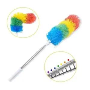 먼지털이개 길이조절(8단) 먼지흡착 먼지청소 각도조절