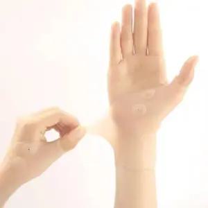 손목밴드 마그네틱 실리콘 손목 팔목 아대 보호대 살구색