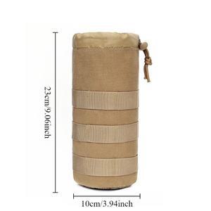 호환 1pc Molle 시스템 전술 머그백 메쉬 슬링백 잡화 야외 여행 캠핑 물병 가방