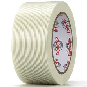 얼라이어 테이프 2인치 x 30야드 투명 강화 유리 - 550만 필라멘트 스트랩 접착식 헤비 듀티