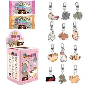 키링 냥냥 랜덤 아크릴키링(60개)