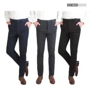 골프바지 남성 기모본딩 시크릿 허리밴딩골프팬츠 3종세트 1.5m