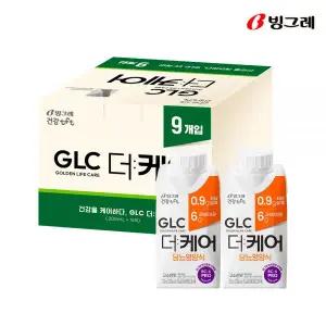 빙그레 GLC 더케어 영양식 고소한맛 200ml 9개 간식