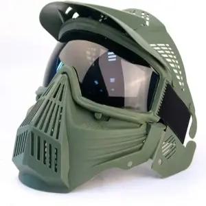 전술 마스크 에어소프트 BB 사냥용 CS 게임 풀페이스 장비 고글로 충격 방지 모터크로스 스키 야외 활동용