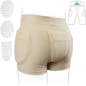 스케이팅 스피릿 슬림 패딩 피겨 반바지 힙 테일본 젤 패드 보호 속옷