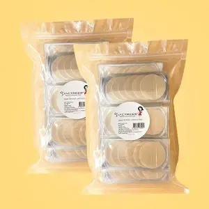 가온산업 IA_461 원형퍼프_살색 120P 아이엑트리스 하우스분첩 대용량