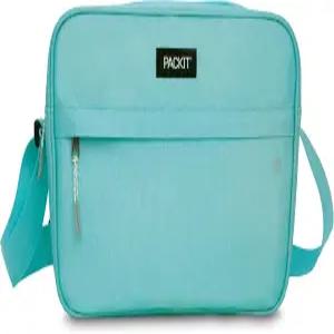 에코 프리즈 기술로 제작된 팩잇 프리즈블 주마 캔 쿨러 접이식 재사용 가능 조절 어깨 스트랩이 있는 지퍼