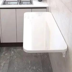 벽걸이 접이식 테이블 책상 작은 공간을 위한 홈 오피스 컴퓨터 워크스테이션용 걸이식 스터디 워크 벤치