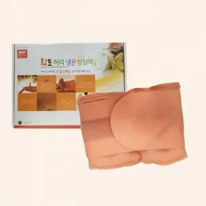 황토 허리 냉온팩 면100 핫팩 쿨팩 뜸질기