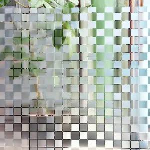 무점착유리창시트지 바둑무늬사각 GD-HSW-32110D 1m x 1m