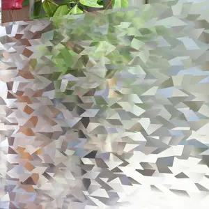 무점착유리창시트지 얼음조각나라 GD-HSW-32112D 1m x 1m