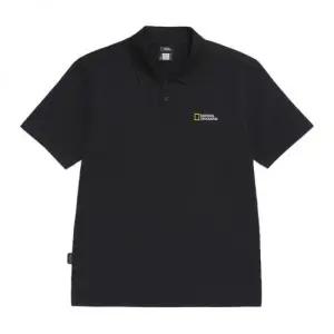 내셔널지오그래픽 N262UPL020 카리디 피케 반팔 카라 티셔츠 BLACK 450553