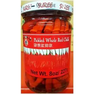 227g x24개 칠리 피클 빨강 수리 절임 반찬 업소 식당 칠리 피클 고추피클 빨강칠리 레드칠리