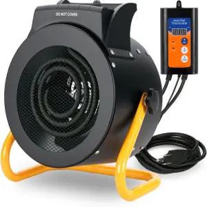 디지털 온도 조절기가 장착된 노아릭사 온실 히터 1500W/750W 전기 재배 텐트 IPX4 방수 과열 방지