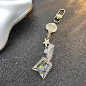 비닐 조개 물고기 비즈 커풀 선물 백참 키홀더 장식 아크릴걸이 꾸미기