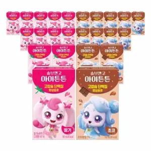 캐치티니핑 솔브앤고 아이튼튼 초코 + 딸기 혼합 24입