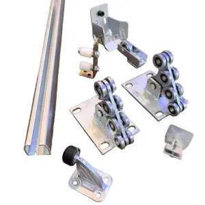 무레일 간이 야외 슬라이딩 전기 도어 조립식 대문 전원주택 자동문 부품세트 게이트 이동식