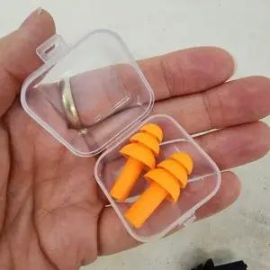 수면 소음 차단 실리콘 귀마개 케이스 포함