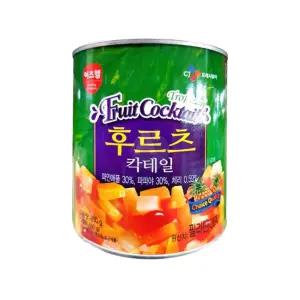 이츠웰 후르츠칵테일 850g X 6개 팥빙수재료 후르츠믹스 후룻믹스 통조림캔 과일믹스