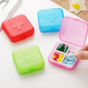 알약 케이스 보관 구급약통 약통케이스 4칸 휴대용