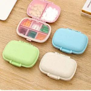 마카롱 휴대용 알약 보관 방수 케이스 약통 알약통 HDPE용기