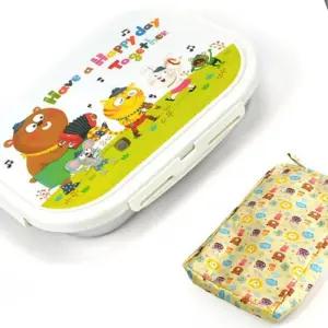 스텐 급식 식판 락 식판 뚜껑 주머니 배식판 급식판 예쁜 아이 주니어 이유식 키즈 아동