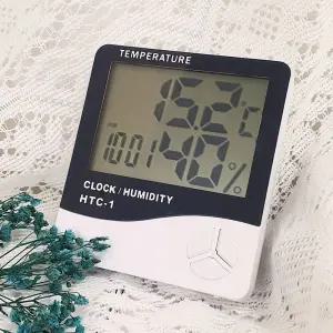미니온습도계 디지털 온도계 습도계 탁상시계