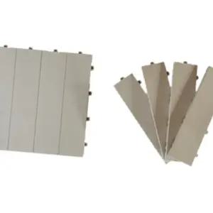 돈스텔 층간소음방지 테크타일 매트 화이트그레이 18P 발코니 화장실 베란다