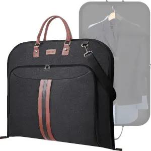 베일린 여행용 의류 가방 남성용 여행복 옷걸이용 42인치 방수 캐리어 더플 블랙