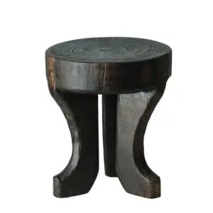 아프리칸스툴 원형 통나무의자 낮은 의자 스툴 아프리칸 테이블114245