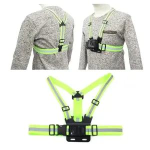 반사 빛나는 야간 조끼형 가슴 끈 밴드 안전 도구