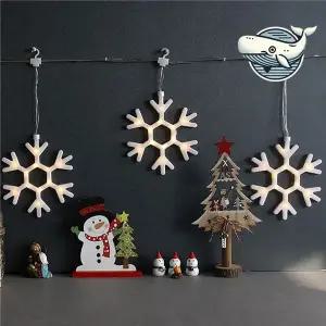 귀여운 눈송이 조명 크리스마스 장식 LED 눈설정전구 트리전구