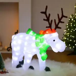 크리스마스80구LED루돌프트리사슴장식인형