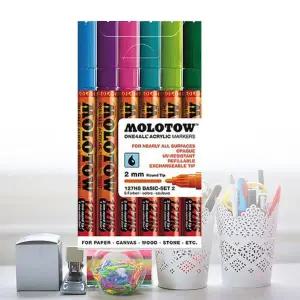 크롬마카 실버마카 원포올 베이직 6색 마카세트 no.2