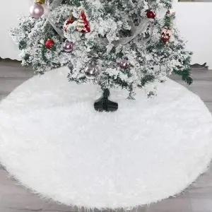 120cm 트리스커트 트리장식 겨울러그 크리스마스소품