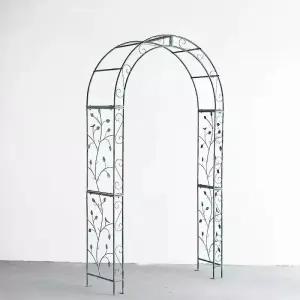 유럽풍 철제 아치 정원 전원주택 마당 테라스 장미 덩굴 화단 지지대 조형물