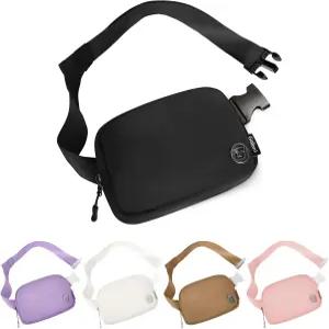 여성용 크로스바디 백 패션 허리 팩 조절 가능한 스트랩이 있는 패니 운동용 방수 에브리웨어 벨트 여행용