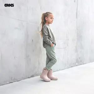 [크록스] 키즈 핸들잇 아동 주니어 레인부츠 장화 핑크 211052-6UR