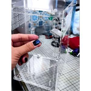 케이스 동양 튜브 형 박스 곤충보관함 초급자 육지거북이 애완 잘보이는 관찰투명통