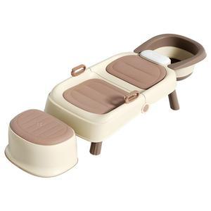 그레이 목욕침대 간이 접이식 받침대 샤워