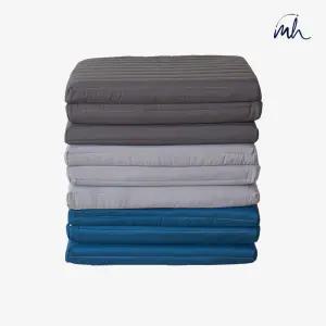 [몽스홈]국내생산 3단 접이식 일자패턴 전용 매트리스커버 MS/SS/Q