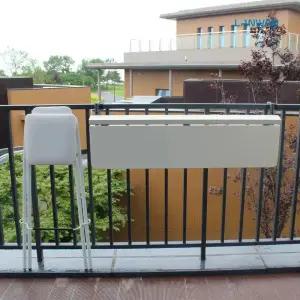 베란다 난간 테이블