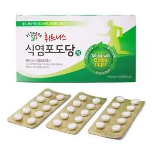 휘트니스 WCU026J9 식염포도당 캡슐형-500정 여름건강 탈수방지