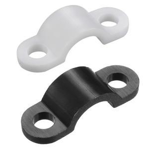 100Pcs 플라스틱 케이블 홀더 클램프 고정 패스너 클립 나일론 관리 와이어 튜브 주최자