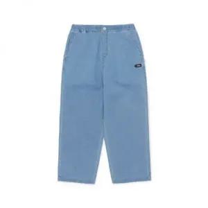 내셔널지오그래픽 키즈 K252UPT020 세미배기핏 해지 데님팬츠 LBLUE 363310