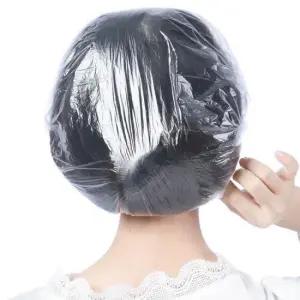 위생모 염색 파마 일회용 비닐 헤어캡 100P RD-10221