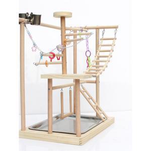 앵무새 놀이터 횟대 모란 대형 키우기 횃대 나무 조류