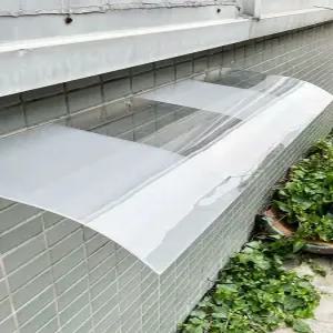 차양막 테라스 처마 창문 비받이 상단 투명 막이 빗물
